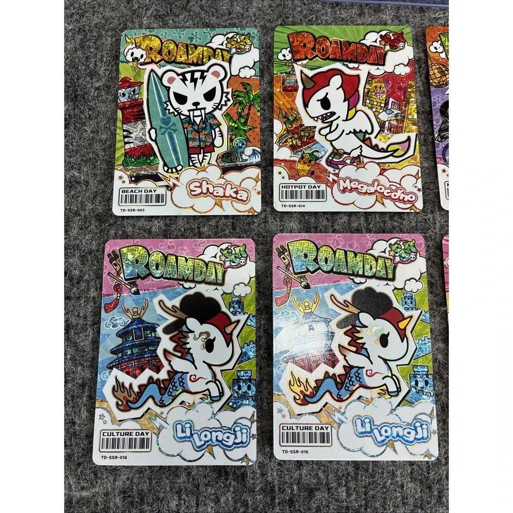 Tokidoki TD-SSR-003, 014, 012, 016, 010 Wonder Voyage Card Roaming Edition Kayou